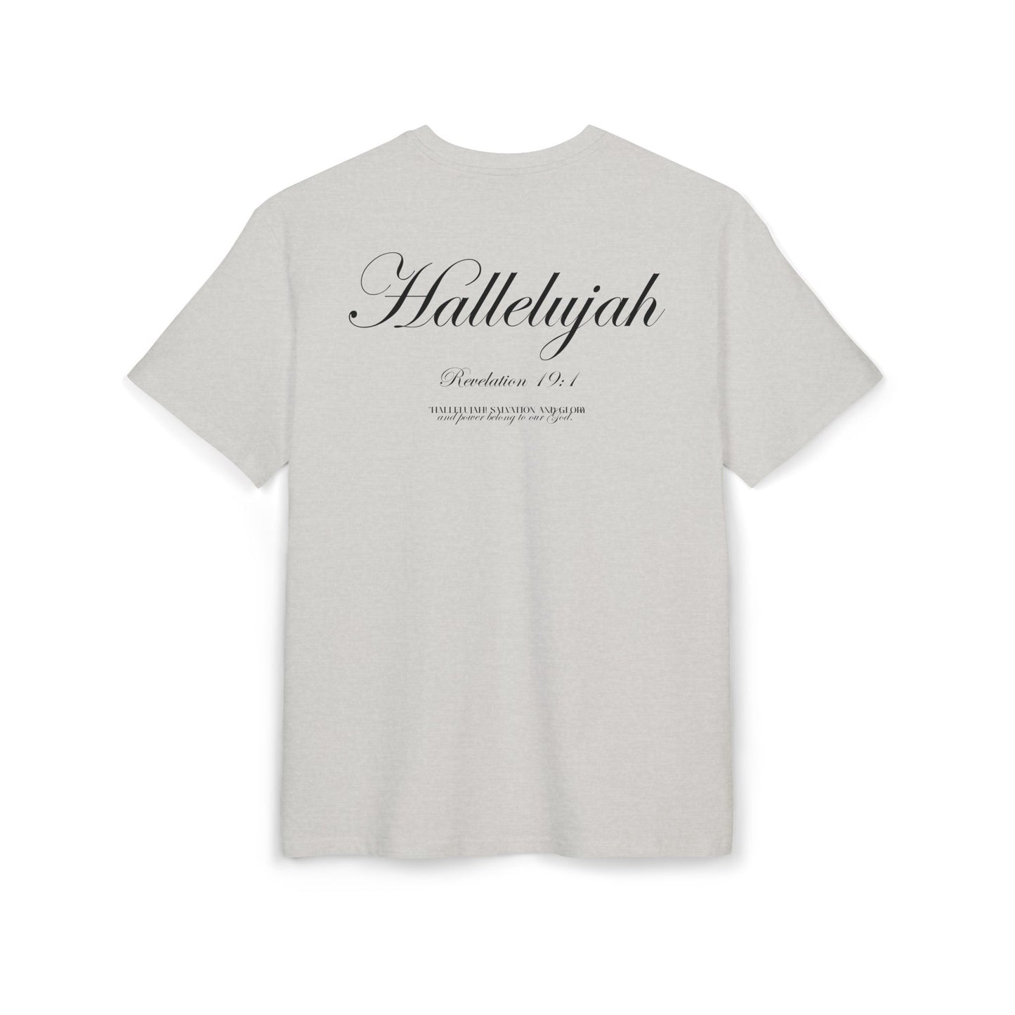 'Hallelujah' Unisex Oversized Tee