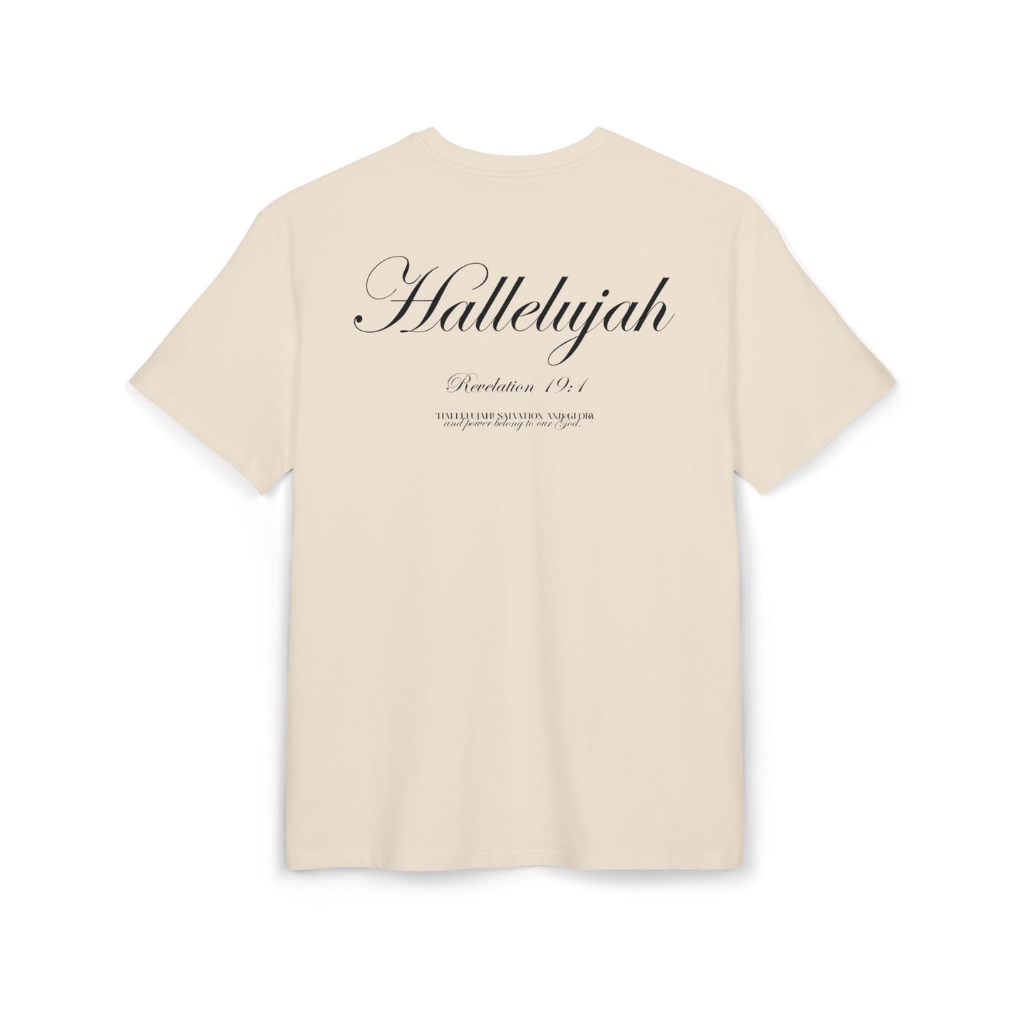 'Hallelujah' Unisex Oversized Tee